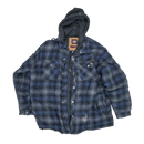 Dickies Blue Plaid Quilted Jacket - XLarge