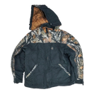 Legendary Whitetails Camo & Black Quilted Hooded Jacket - 2XLarge