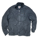 Wrangler Black Quilted Work Jacket - Medium