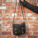 Medium Canvas Haversack - Black - Bushtracks - Shoulder Bags