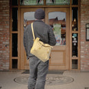 Medium Canvas Haversack - Khaki - Bushtracks - Shoulder Bags