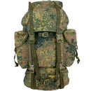 German Army Flecktarn Rucksack - Grade 2 - German Army Surplus - Hiking Packs