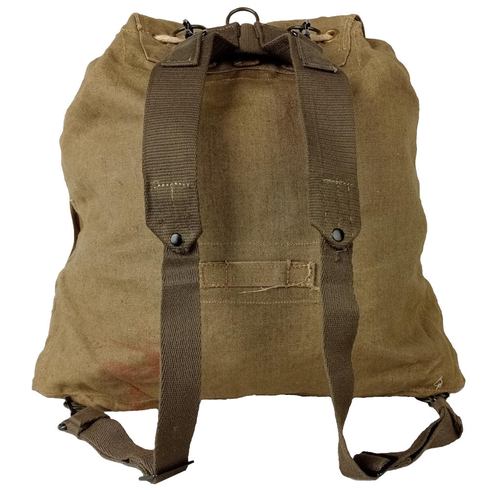 thumbnail image 2 of Original Issued Czech M60 Khaki Pack With Straps – Army Surplus Bag 2 of 5