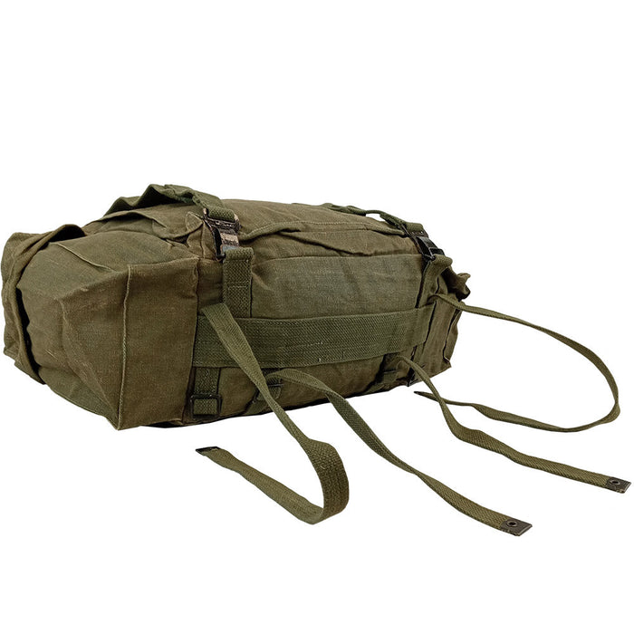 Belgian Olive Canvas Rucksack - Belgian Army Surplus - Day Packs