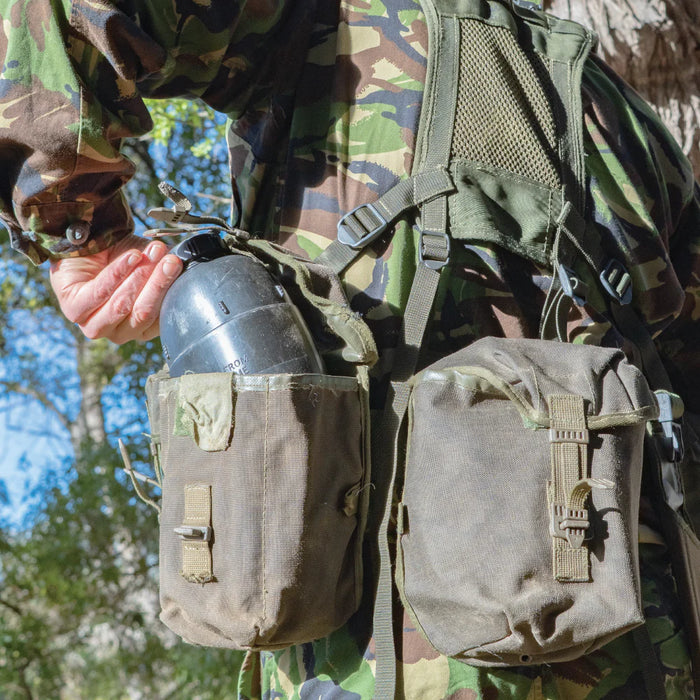 British Army Osprey Bottle and OD Pouch - British Army Surplus - Utility Pouches