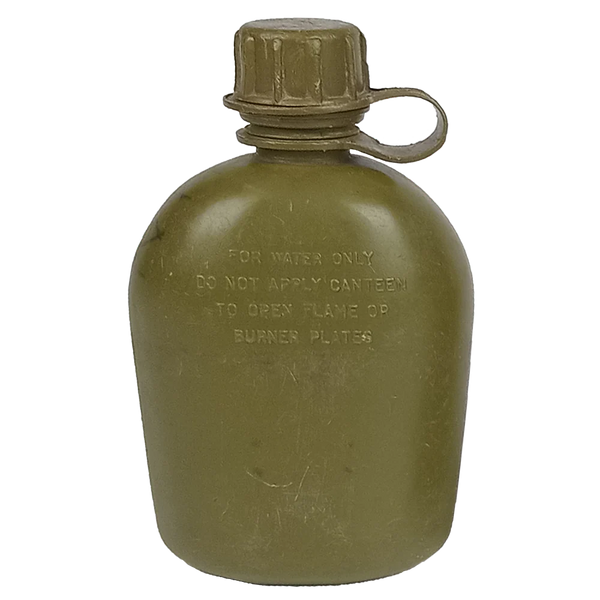 USGI Vietnam Era Olive Drab Canteen - US Army Surplus - Canteens & Bottles