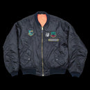 MA-1 Black Flight Jacket with US Air Force Service Insignia - Army & Outdoors - Flight Jackets