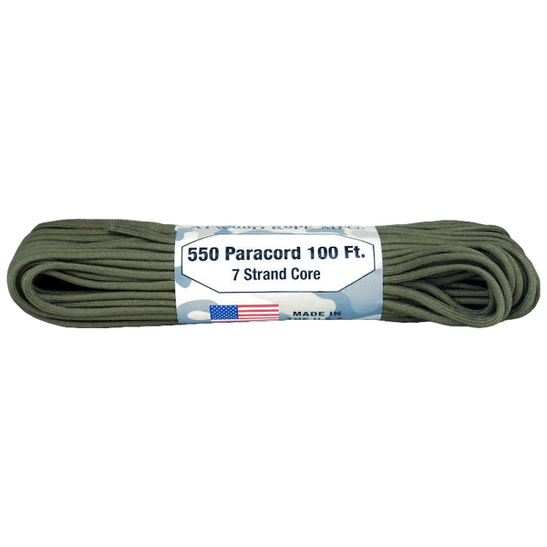 550 Paracord 100ft/30m - Atwood Rope - Rope & Cordage