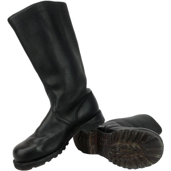 German Navy Leather Jackboots - German Army Surplus - Combat Boots