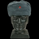 Soviet Ushanka With Badge - Eastern Bloc Surplus - Hats