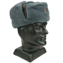 Soviet Ushanka With Badge - Eastern Bloc Surplus - Hats
