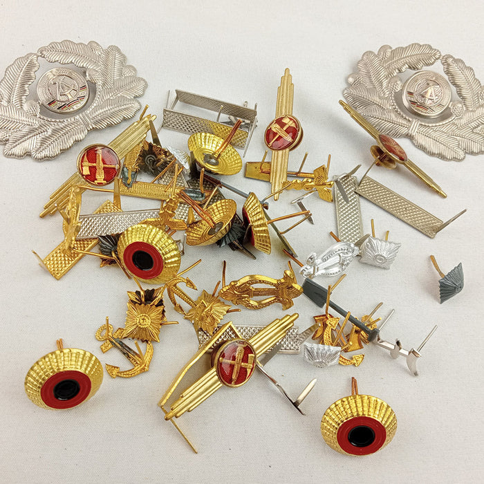 Assorted East German Metal Badges - Pack - East German Army Surplus - Flags, Badges & Insignia