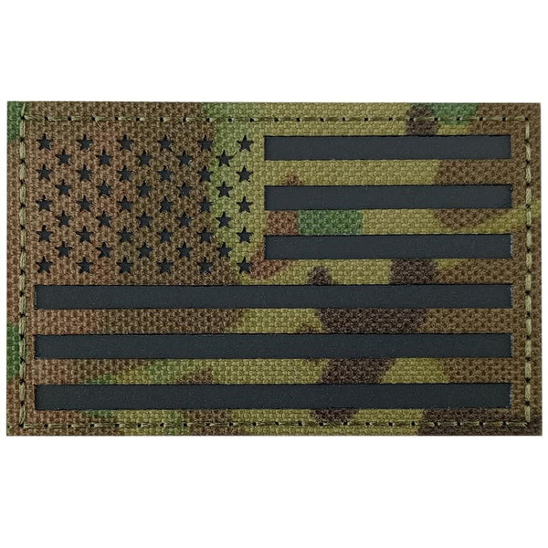 US Flag Replica Multicamo IR Patch