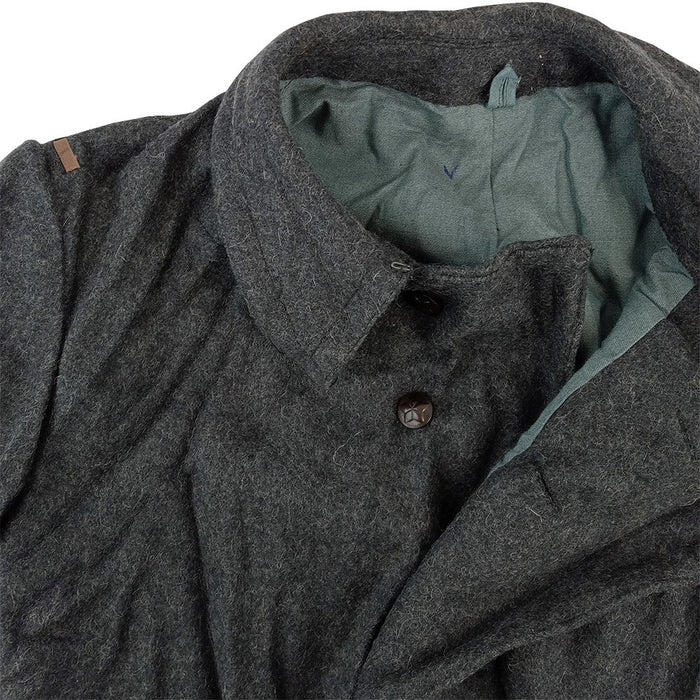 Bulgarian Dark Grey Wool Overcoat - Bulgarian Army Surplus - Great Coats