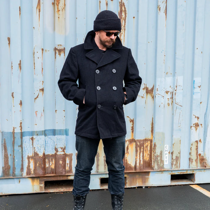US Navy Wool Pea Coat - US Army Surplus - Great Coats