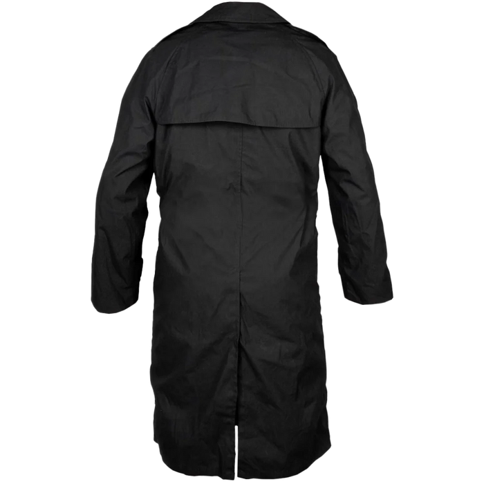 US Army All Weather Trench Coat 42R 美品 U.S. Army Black Poly/Cotton All-Weather Trench Coat