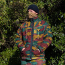 Belgian Jigsaw Camo Reversible Fleece Jacket - Value Grade - Belgian Army Surplus - Fleeces & Jerseys