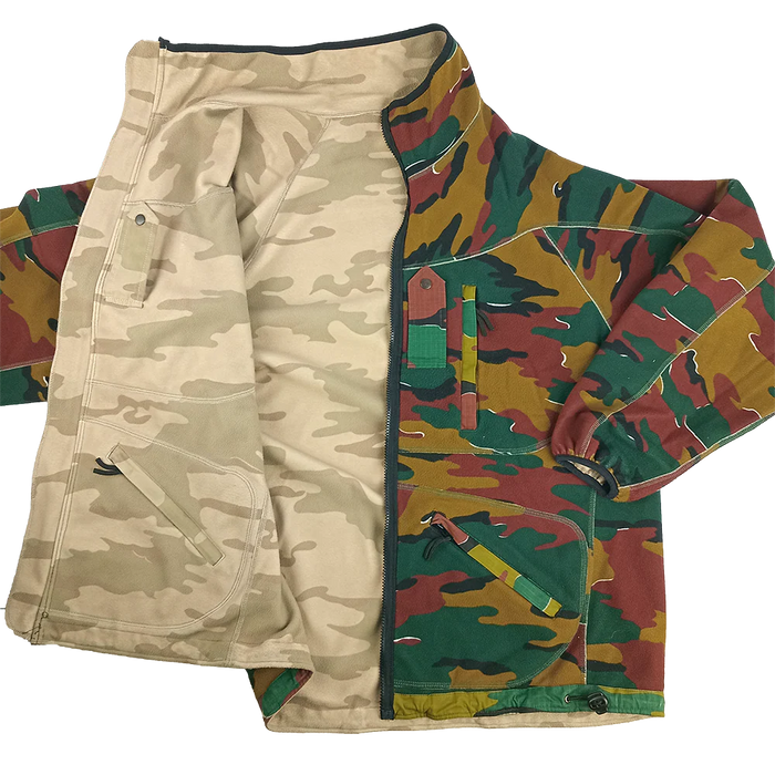 Belgian Jigsaw Camo Reversible Fleece Jacket