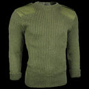 British Army Olive Drab Wool Jersey - British Army Surplus - Fleeces & Jerseys