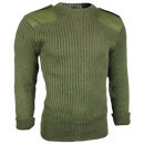 British Army Olive Drab Wool Jersey - British Army Surplus - Fleeces & Jerseys
