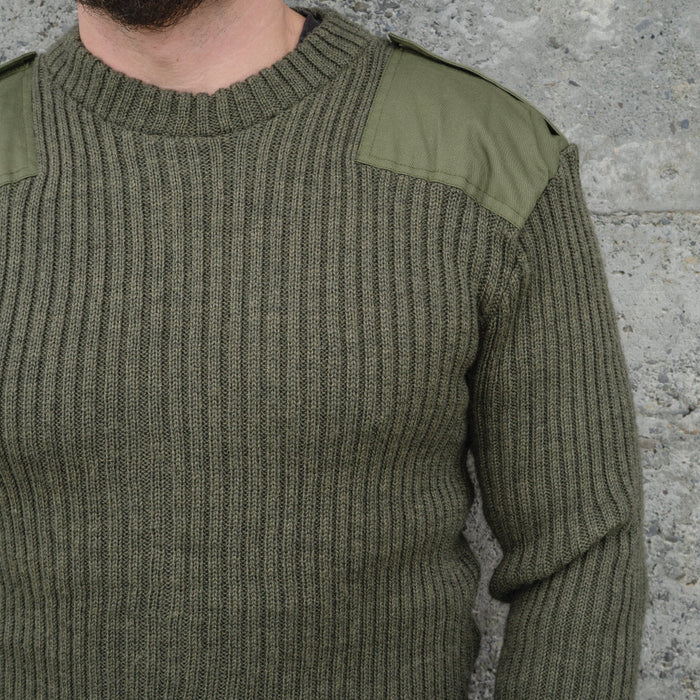 British Army OD Wool Jersey - Value Grade - British Army Surplus - Fleeces & Jerseys
