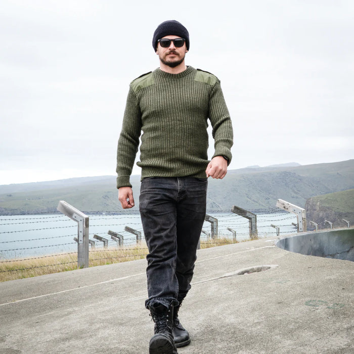 British Army Olive Drab Wool Jersey - Main Image