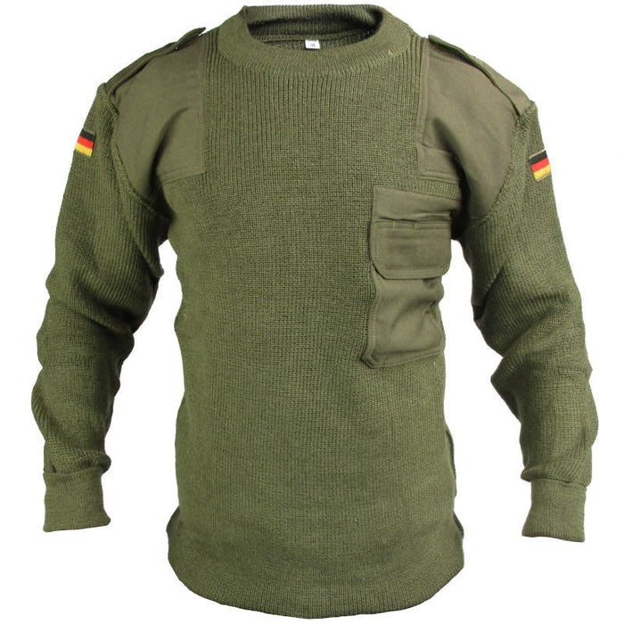 German Army Olive Drab Jersey - Grade 2 - German Army Surplus - Fleeces & Jerseys