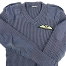 British RAF V-Neck Wool Jersey - British Army Surplus - Fleeces & Jerseys