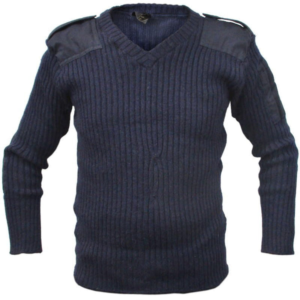 British Navy Wool Jersey Grade 2 V-Neck