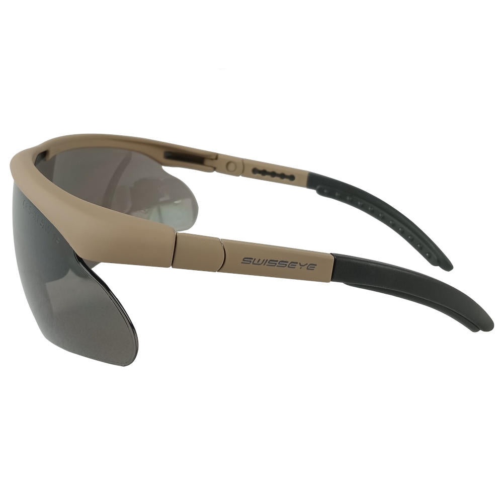 SwissEye Tactical Raptor Pro RX Lunettes De Protection Et Tir - Verres Interchangeables