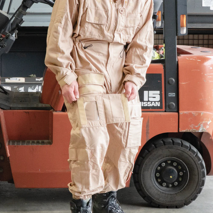 British Army Beige AFV Overalls - New - British Army Surplus - Overalls
