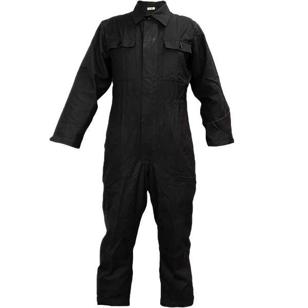 East German Black Work Overalls - East German Army Surplus - Overalls