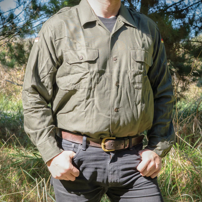 German Army Long Sleeve Shirt - New - German Army Surplus - Basic Shirts