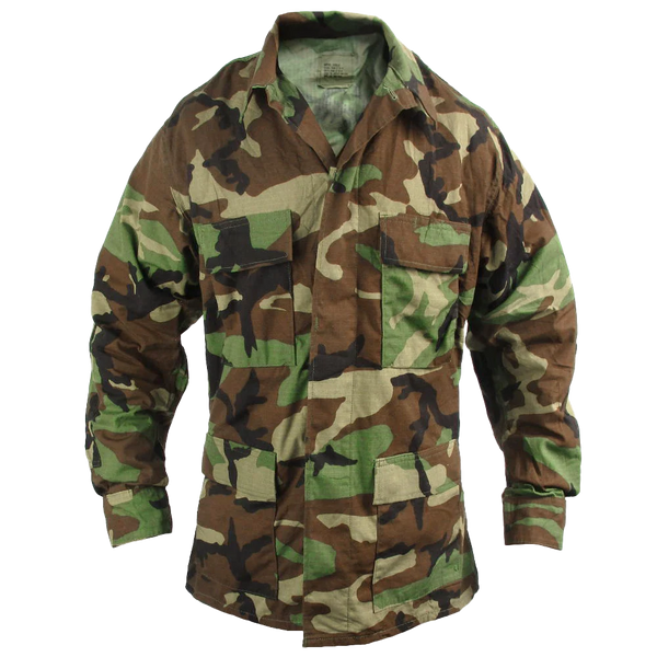 USGI Woodland Ripstop Shirt - US Army Surplus - Field Shirts