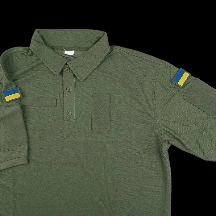 Ukrainian Army Olive Polo Shirt