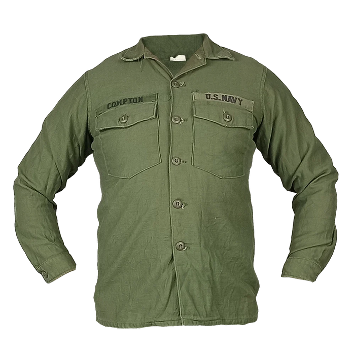 US ARMY OG 107 筒袖 UTILITY SHIRT USGI OG-107 Utility Shirt