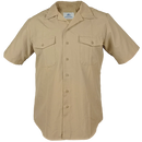 USMC/Navy Khaki Short Sleeve Service Dress Shirt - USMC Surplus - Dress Shirts