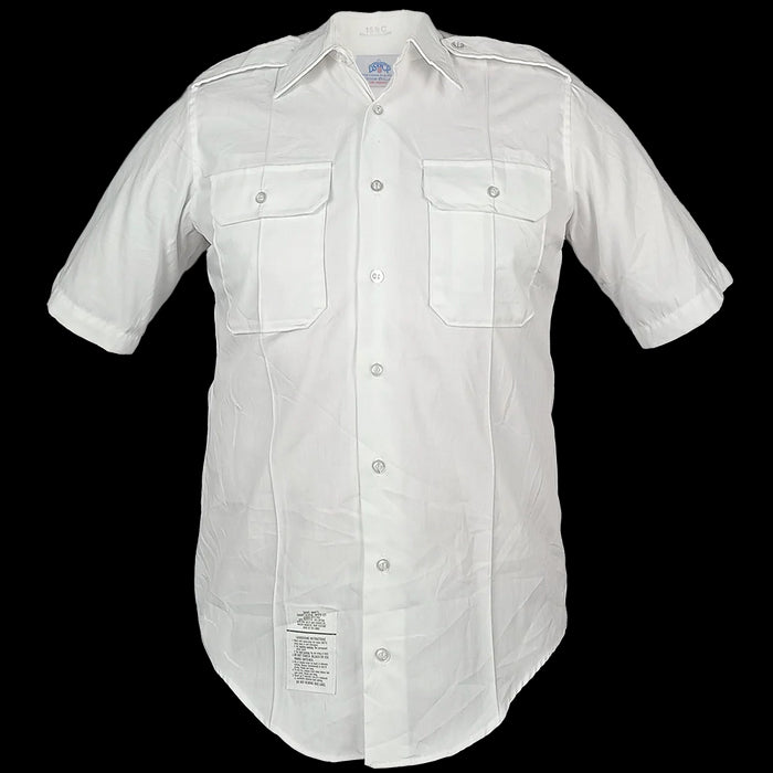 USGI White Short Sleeve Service Dress Shirt