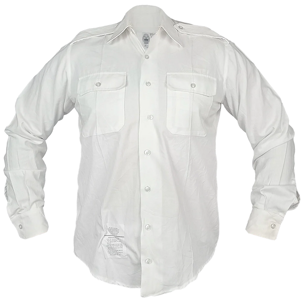 USGI White Service Dress Shirt - US Army Surplus - Dress Shirts