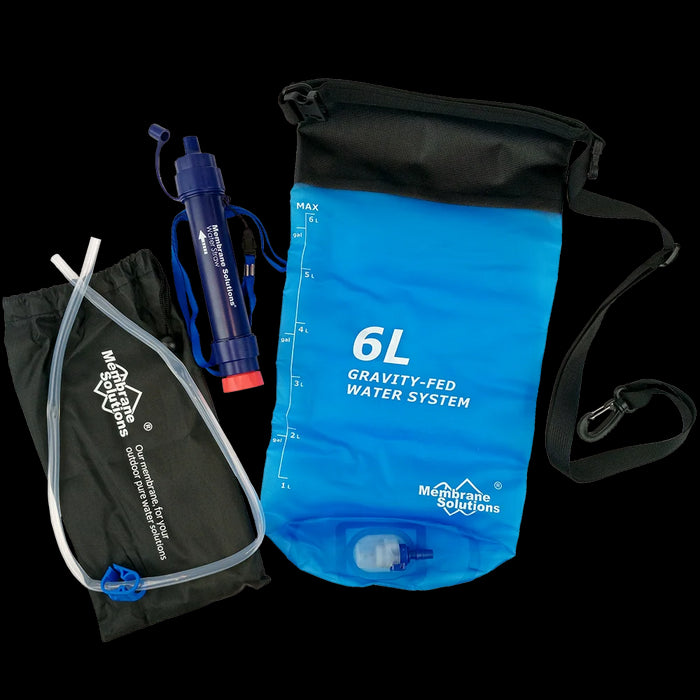 Gravity Water Filter Bag - 6L - Membrane Solutions - Water Filter