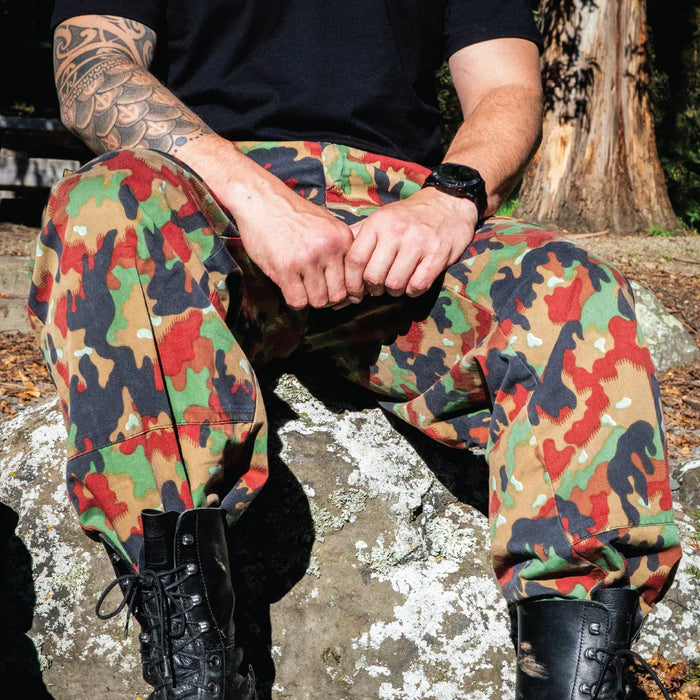 Swiss Alpenflage M83 Trousers - Swiss Army Surplus - Combat Trousers