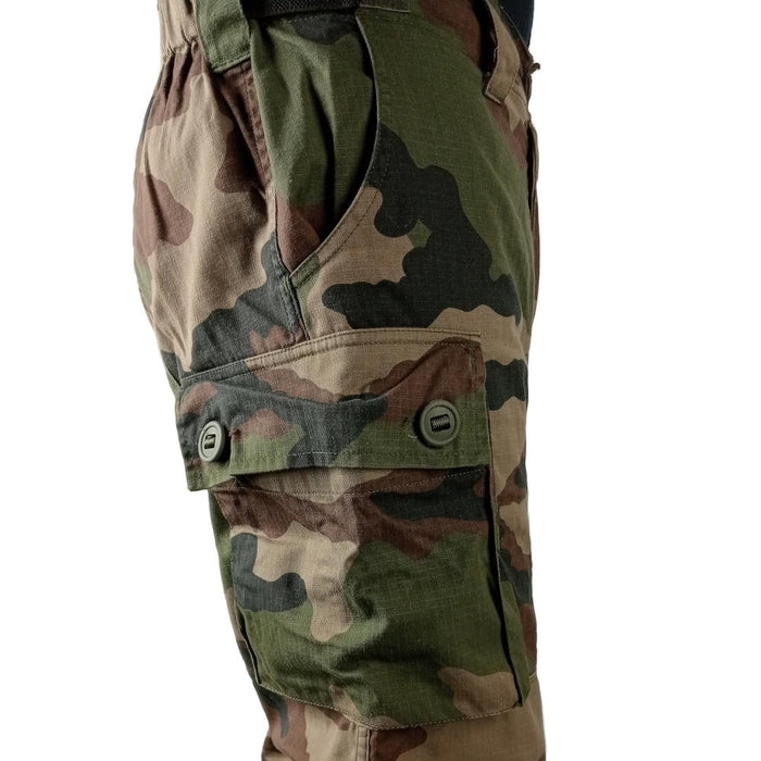 French F4 CE Camouflage Ripstop Trousers - French Army Surplus - Combat Trousers