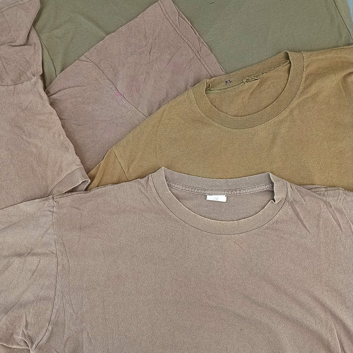 US Army Brown T-Shirt - Grade 2 - US Army Surplus - Plain & Print T-Shirts