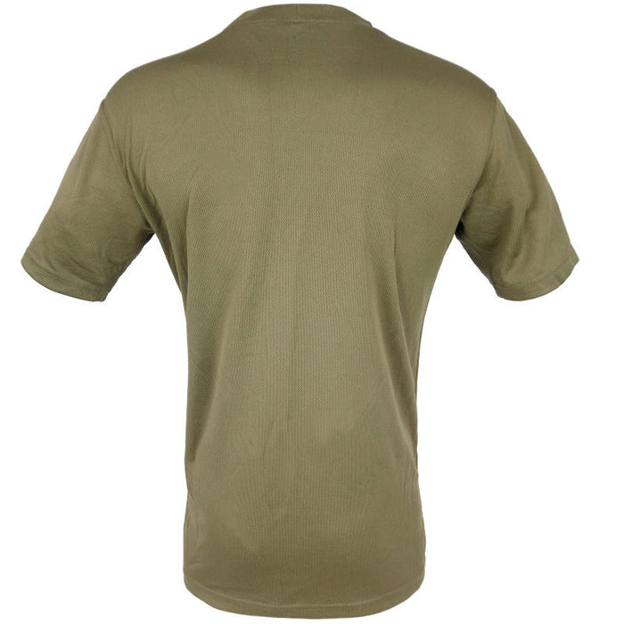 British Army OD Coolmax T-Shirt - Grade 2 - British Army Surplus - Plain & Print T-Shirts