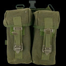 British OD Twin Mag Pouch - British Army Surplus - Magazine Pouches