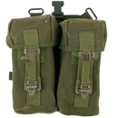 British OD Twin Mag Pouch - British Army Surplus - Magazine Pouches
