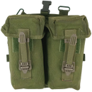 British OD Twin Mag Pouch - British Army Surplus - Magazine Pouches