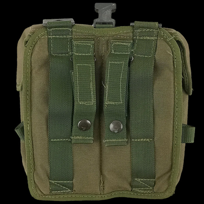 British OD Twin Mag Pouch - British Army Surplus - Magazine Pouches