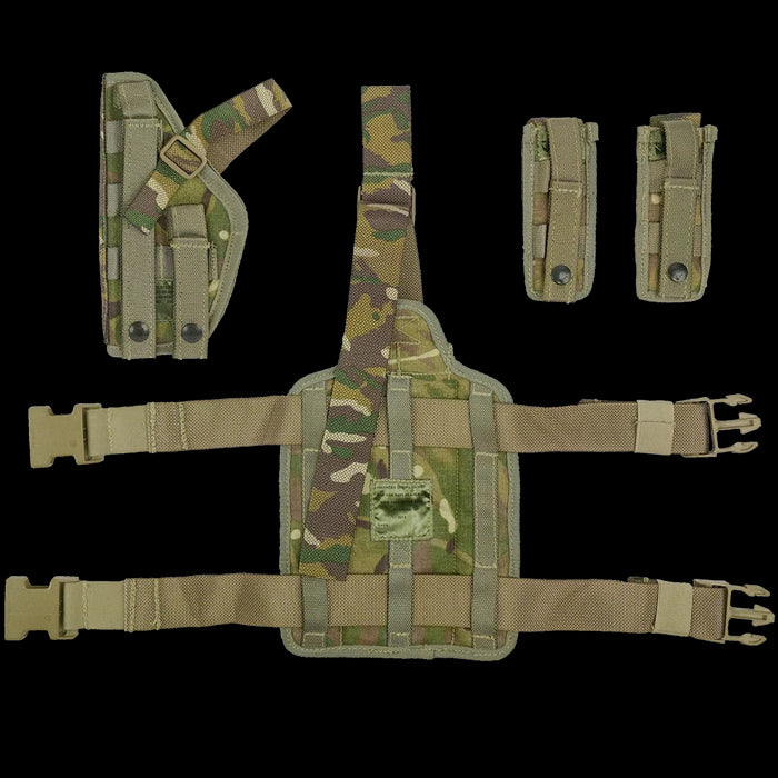 British Army MTP MOLLE Leg Holster Set - New - British Army Surplus - Load Accessories