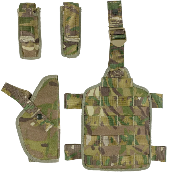 British Army MTP MOLLE Leg Holster Set - New - British Army Surplus - Load Accessories